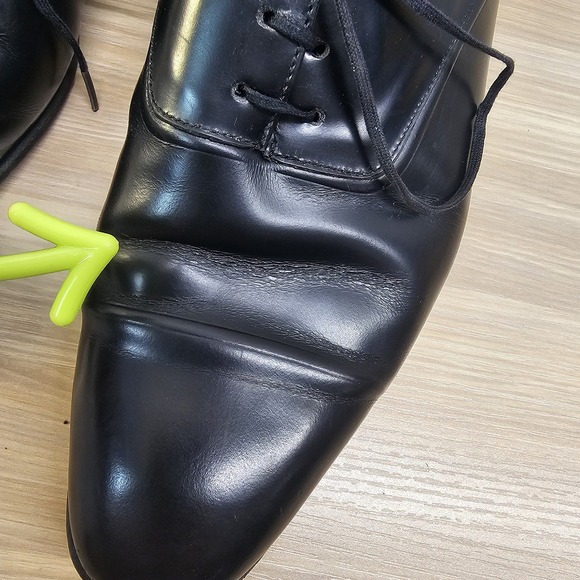 Sandro Oxford Shoes Mens 41 8 Black Leather Lace Up French Dress Quiet Luxury main image 15
